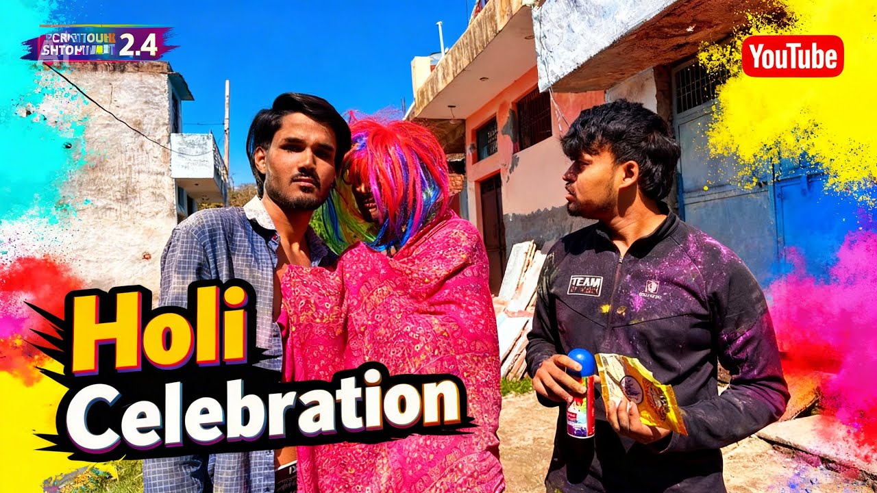 Happy Holi 🫟 || Teamup 06 || Arun , Pinkesh , Adarsh , Deepak ||  