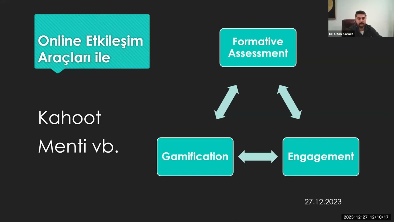 Büyük Gruplar İçin Etkileşimli Sunum Araçları Kahoot ve Menti