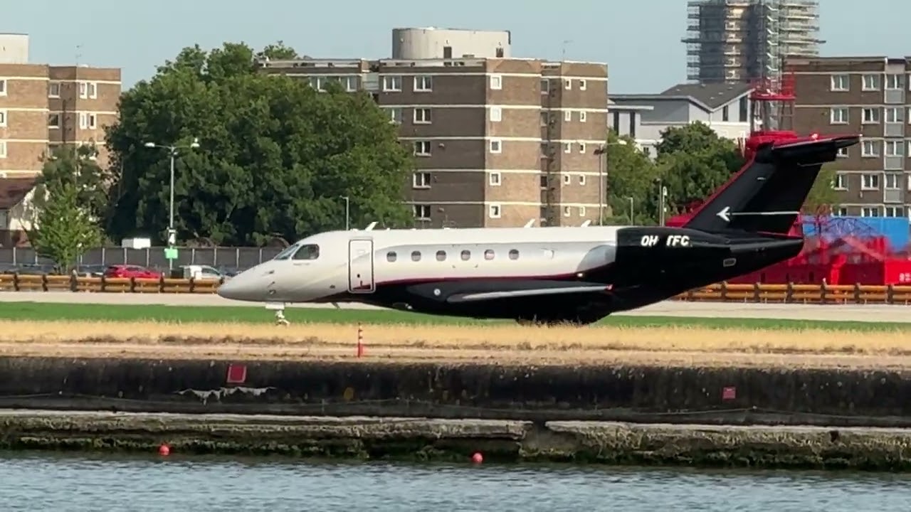 Scanwings Embraer Praetor 600 Takeoff from London City Airport (EGLC) | ABF9 | 03 July 2025