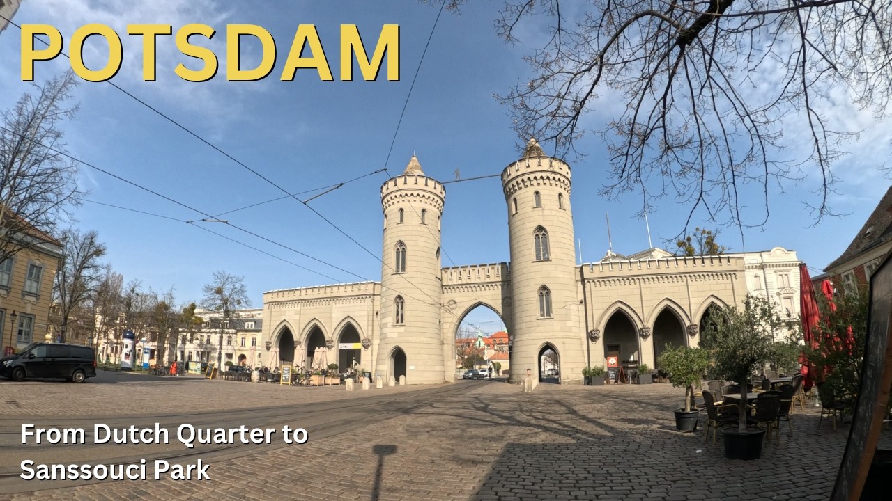 Potsdam Walking Tour 🌿 | Dutch Quarter to Sanssouci Park in 4K