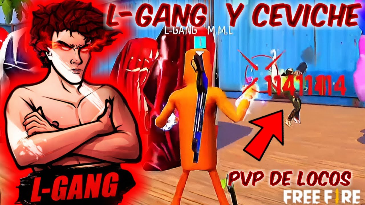 L-GANG y CEVICHE🤣 2VS2 - 4VS4 de LOCOS