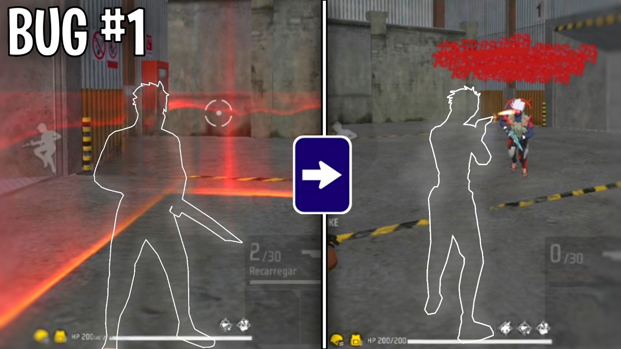 Desvendem os Bugs Ocultos Mais Bizarros do Free fire (até hack chora) 😯🔥