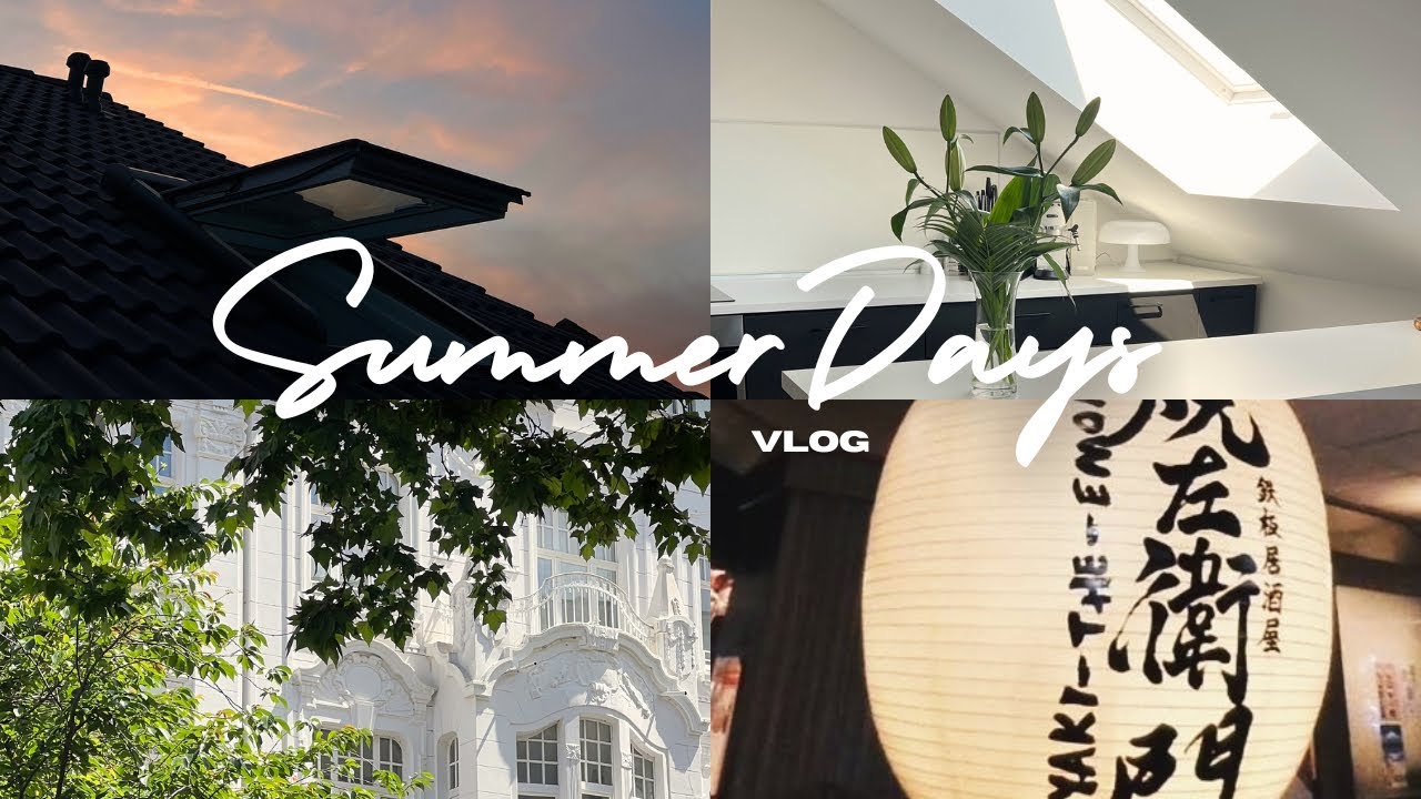 SUMMER DAYS VLOG | Wohnungsupdate, Keramik bemalen, Düsseldorf Tagestrip | Vlog deutsch