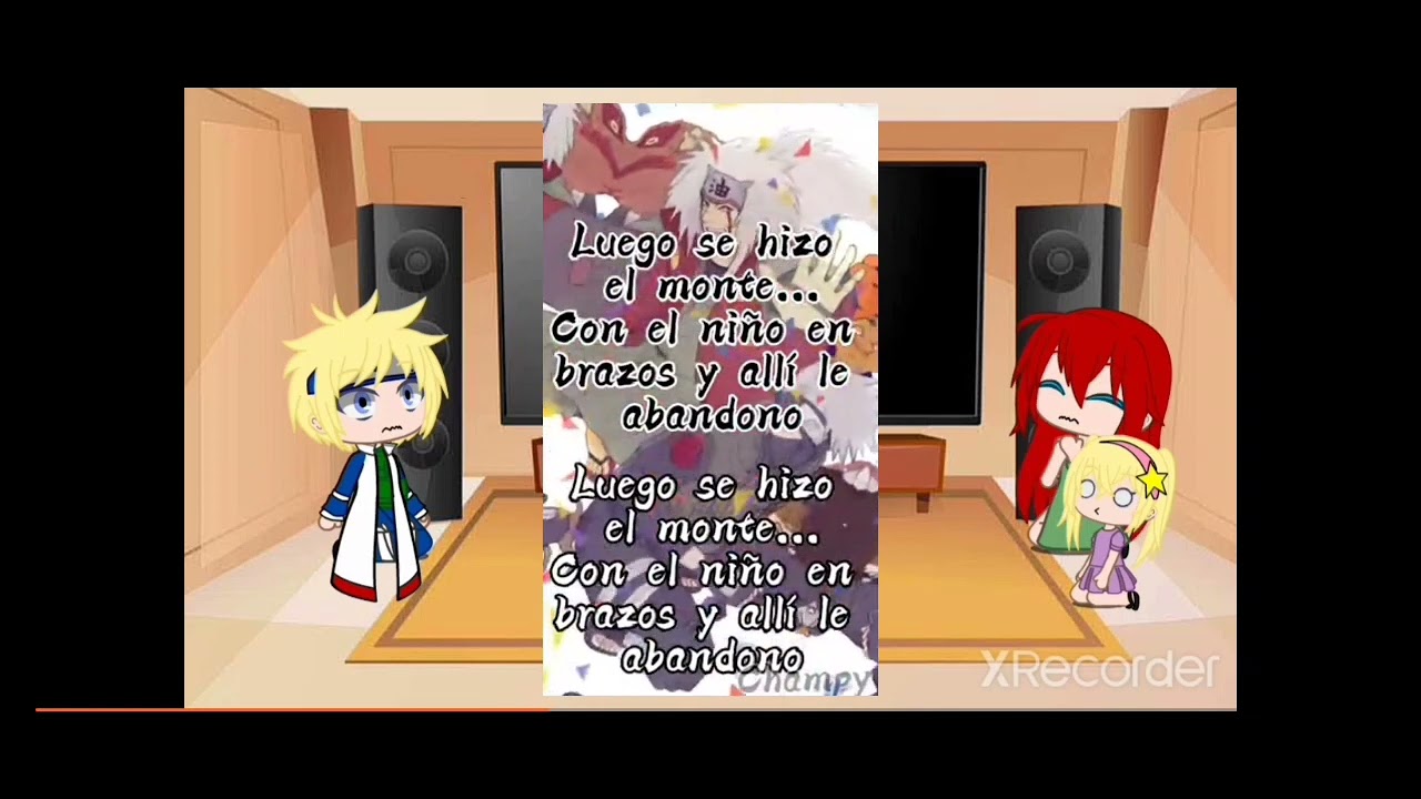 La familia namikaze uzumaki reaccionan a hijo de la luna versión naruto (pedido) parte 1