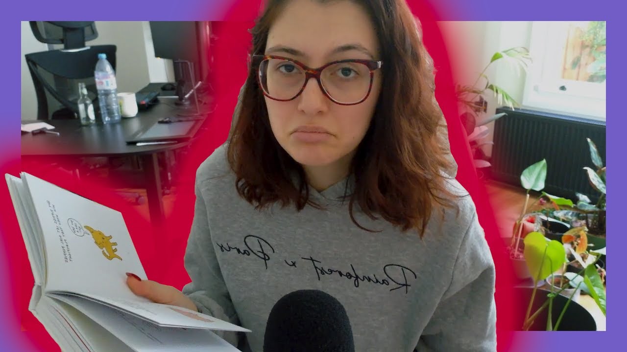 ASMR reading sad animal facts (pen chewing, note taking)