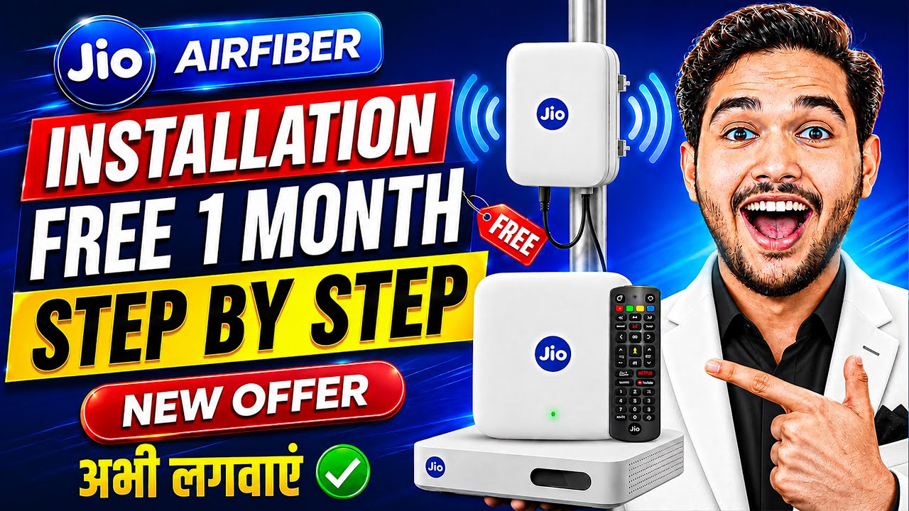 Jio AirFiber Kaise Lagwaye 2026 | How to Get Jio Air Fiber FREE | Jio Airfiber 60 Days FREE ?
