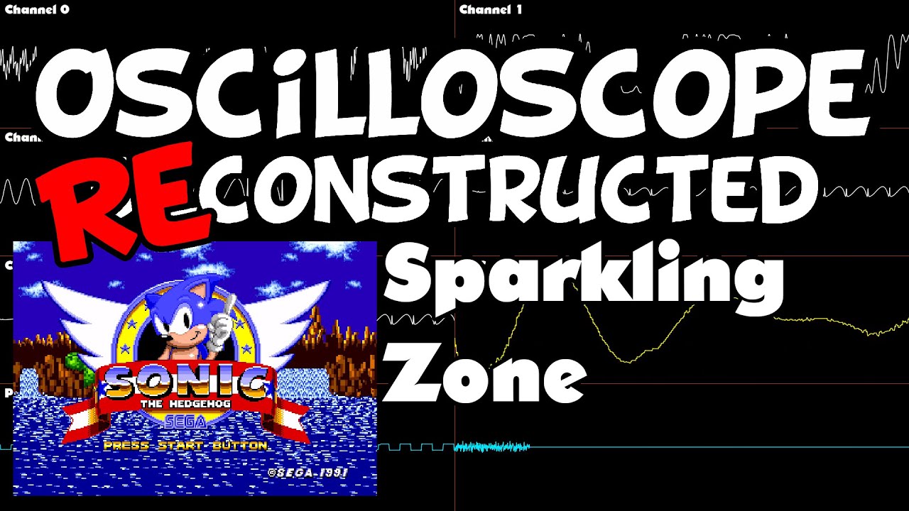 Sonic 1 (prototype) - Sparkling Zone - Oscilloscope (RE)construction
