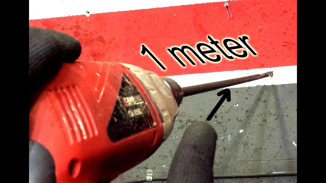 How to lengthen a drill bit
