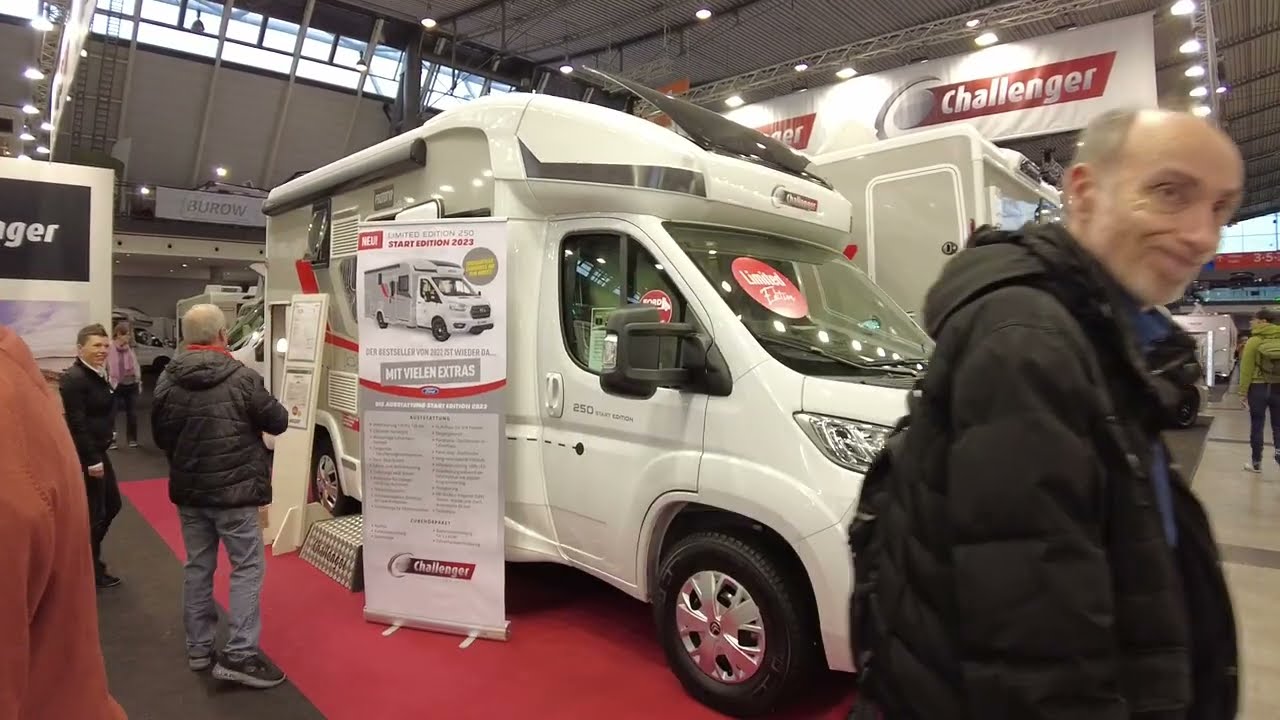 Big bathroom camper Challenger 250 prototype model 2023