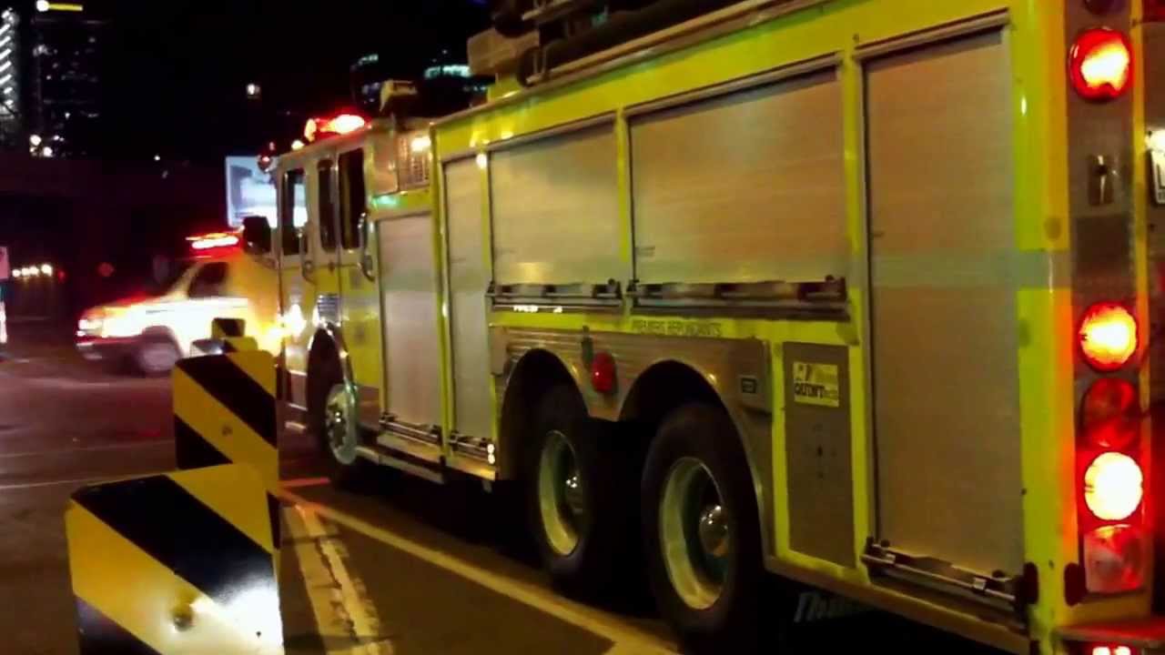 SIM 290 Montreal Fire Department Arriving on Scene