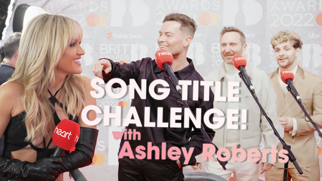 Ashley Roberts plays the Song Title Game on the BRITs red carpet