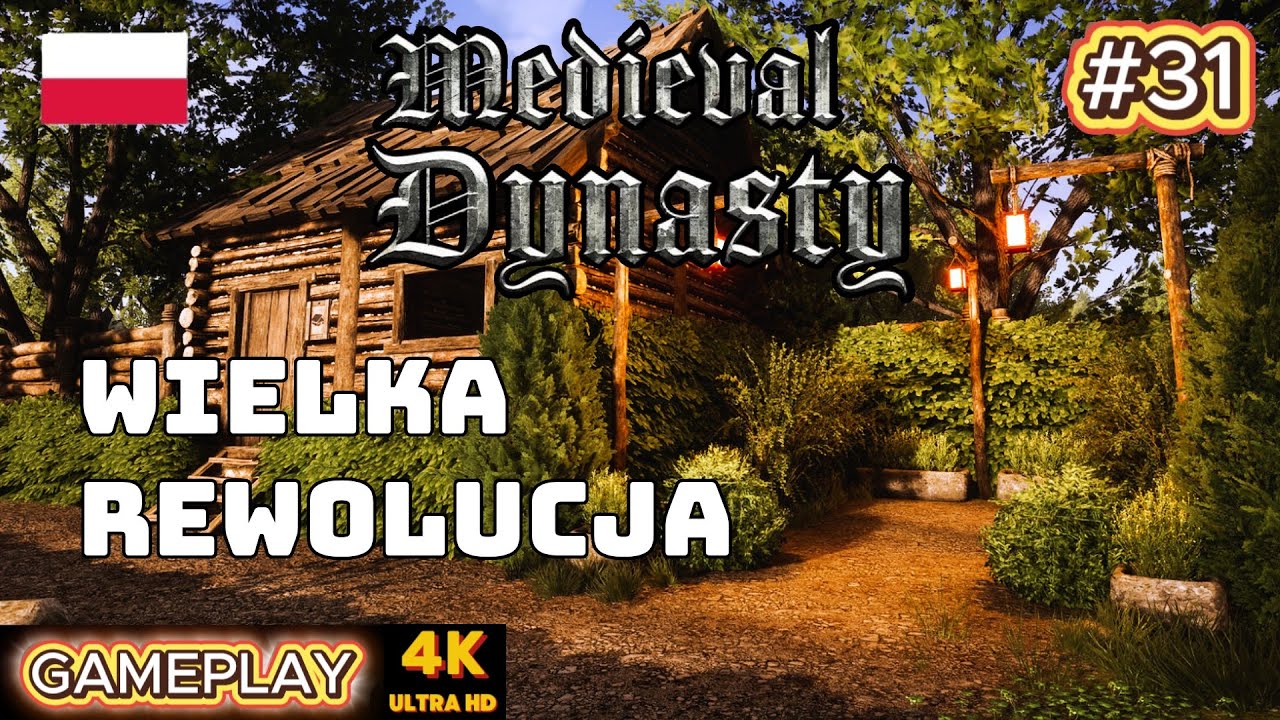 Medieval Dynasty PL – odc. 31 🏘️ Wielka przebudowa miasta! Nowy układ osady | Gameplay po Polsku