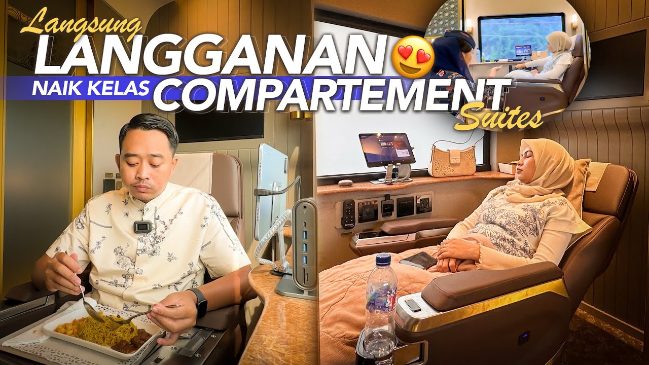 ISTRI LANGSUNG KETAGIHAN DIAJAK NAIK KERETA MEWAH‼️ Mudik Naik Argo Semeru Compartment Suites #2