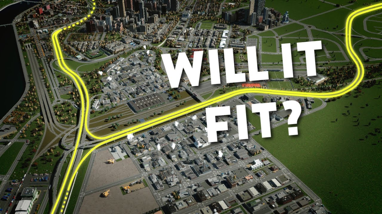 Will this highway fit through the city? | Cities Skylines 2