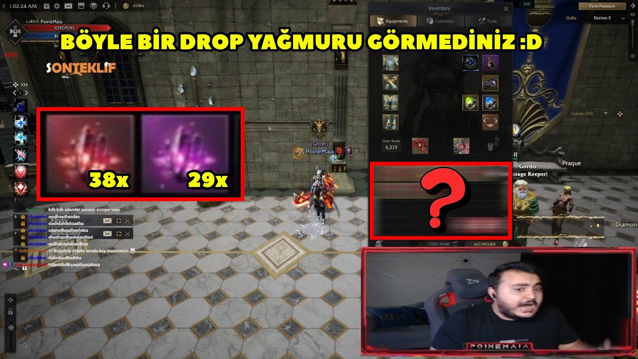 PoineMaia - (Galia) 82 GB Değerinde 75 Adet Soul Stone Taşı Kırdırıyor ! Rise Online