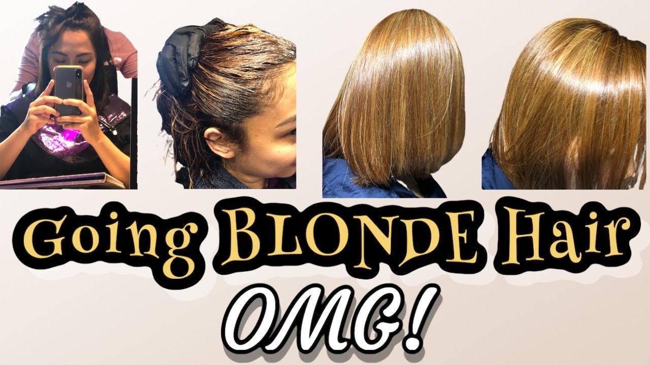 Blonde hair for the first time