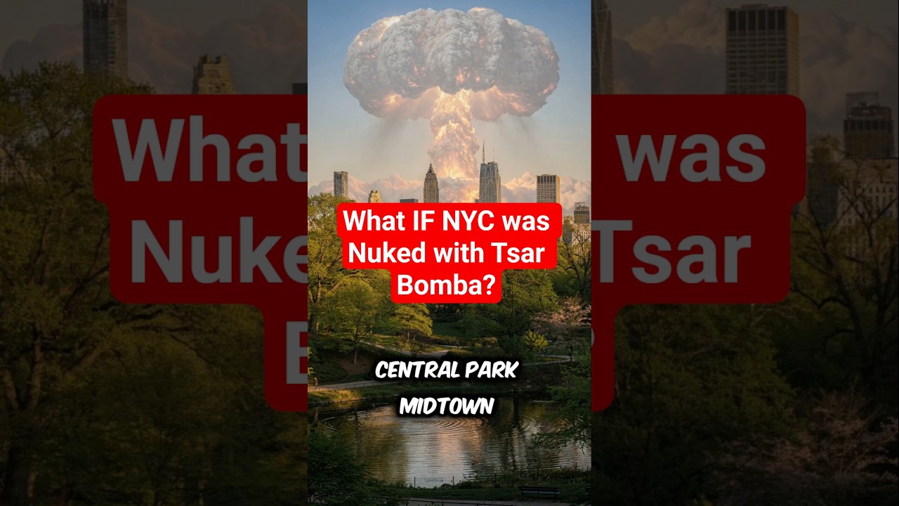 Что, если бы Нью-Йорк подвергся ядерной бомбардировке «Царь-бомбой»? 