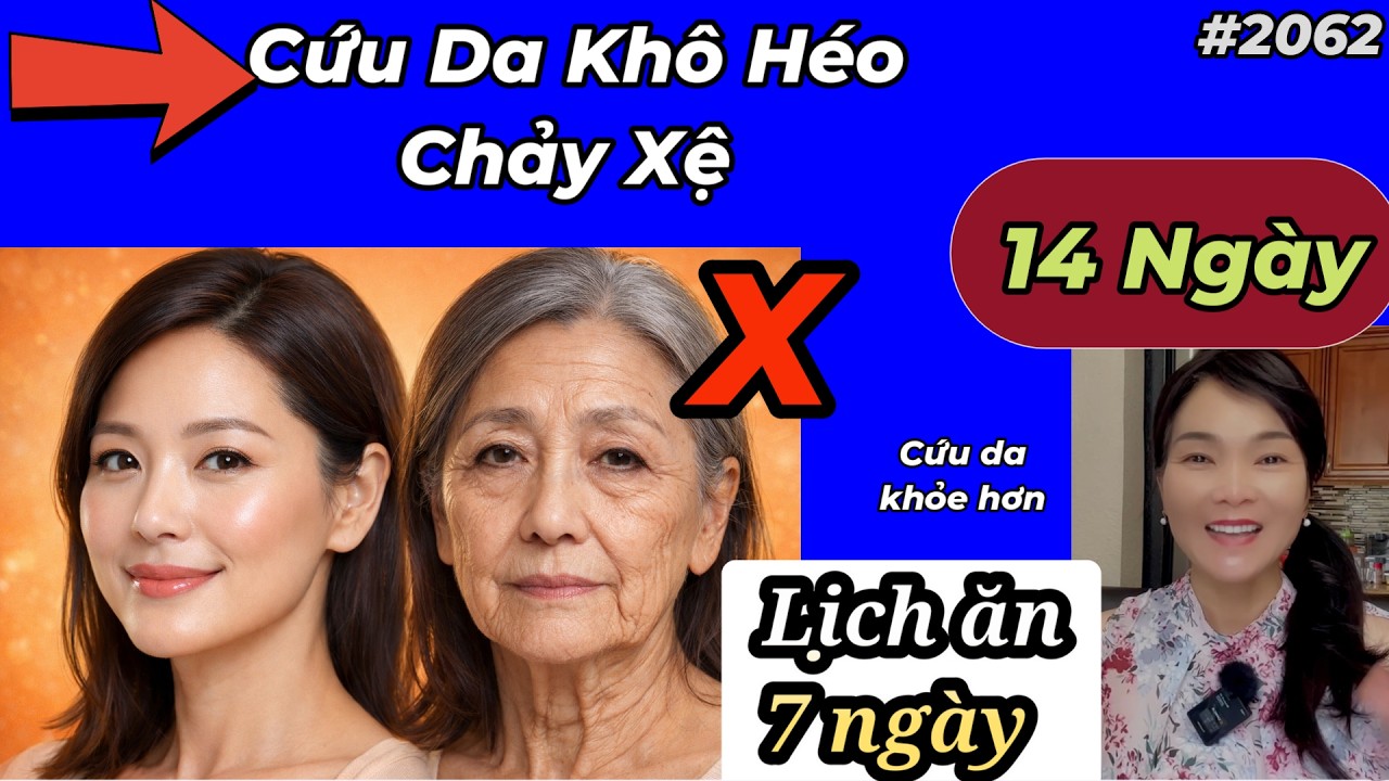 Đừng để da nhăn nheo: bí quyết 14 ngày giúp da đẹp hơn (suc khoe health tips #2062)