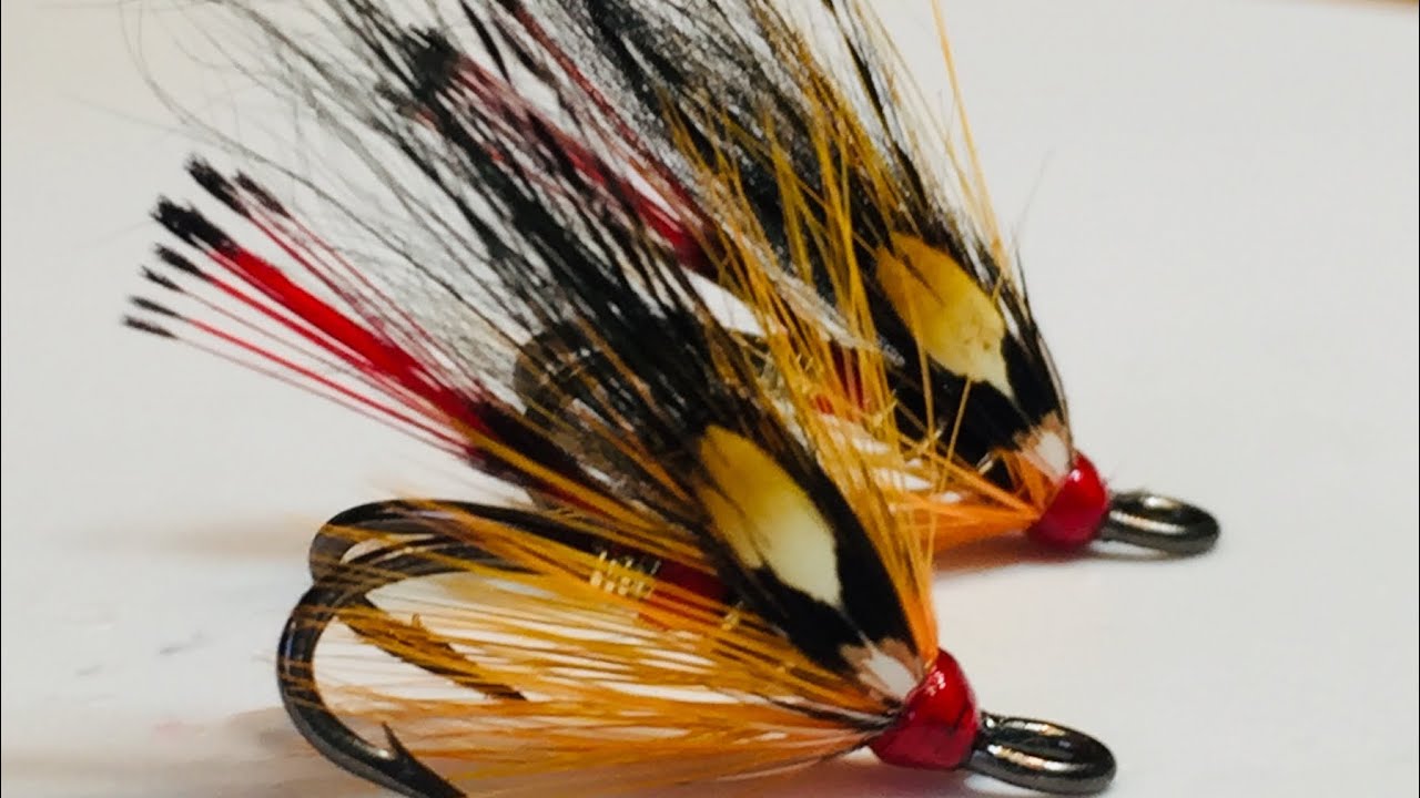 Tying a salmon/dollaghan fly, Firelight Variant