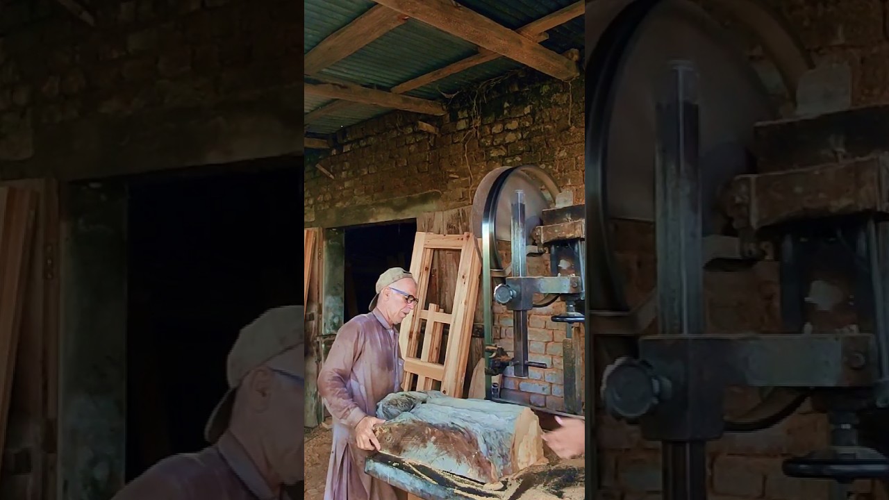 Indian wood cutting technique #woodworking #woodcutting