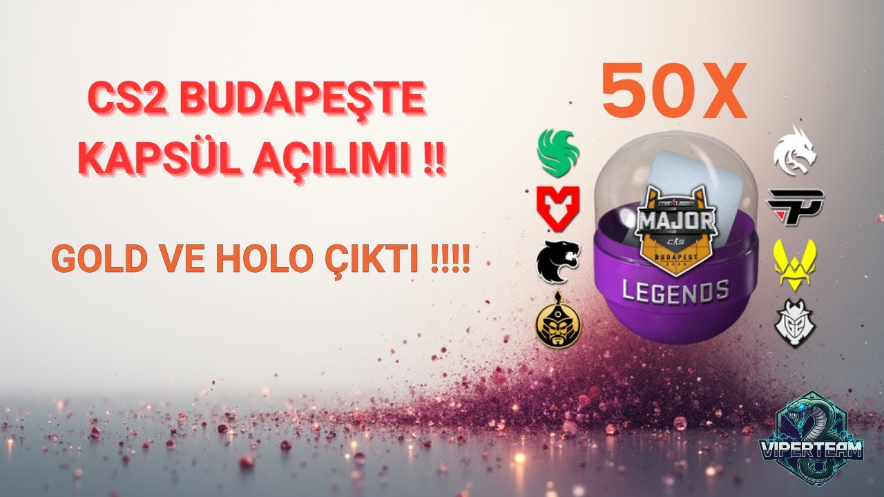 CS2 50 TANE BUDAPEŞTE KAPSULU AÇTIM! GOLD VE HOLO ÇIKTI!!!