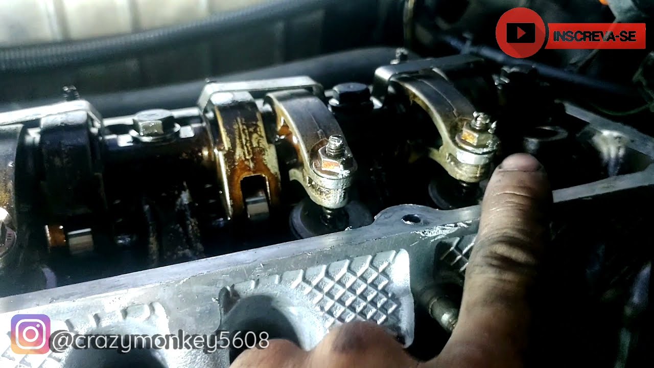 Regulagem de válvulas motores Renault, 1.0 8v D7D. #renault