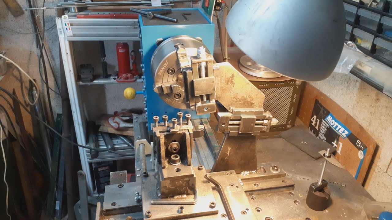 LUNETTE À SUIVRE TOUR -- TRAVELLING STEADY LATHE -- PART 7