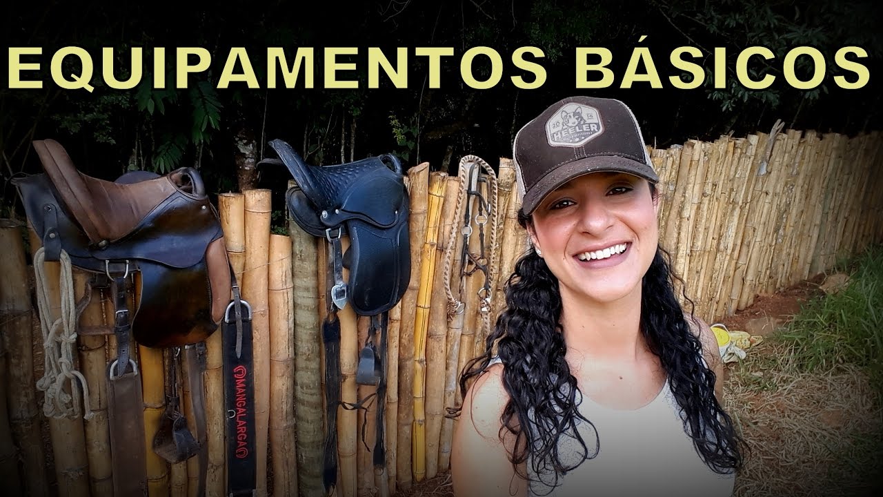 Equipamentos básicos para montar a cavalo