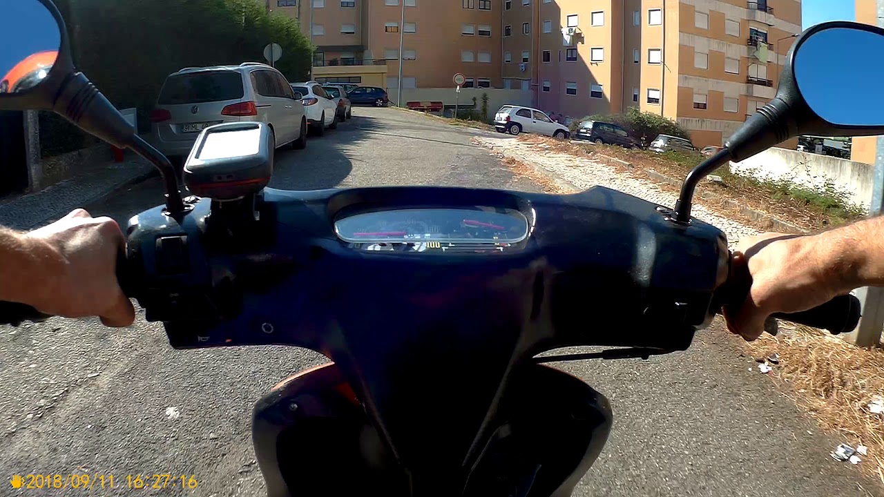 mbk ovetto full stock test drive