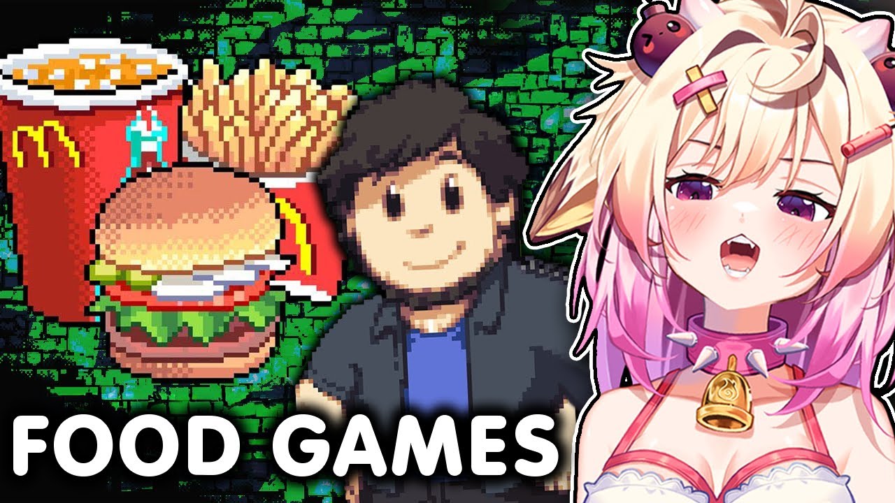 Зачем вообще придумали эти игры с едой?! | Реакция Rosiebellmoo на Jontron