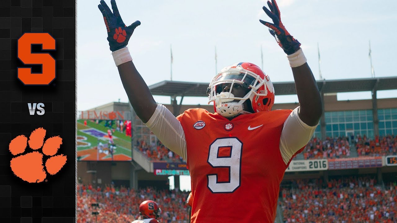 Syracuse vs. Clemson Football Highlights (2018)