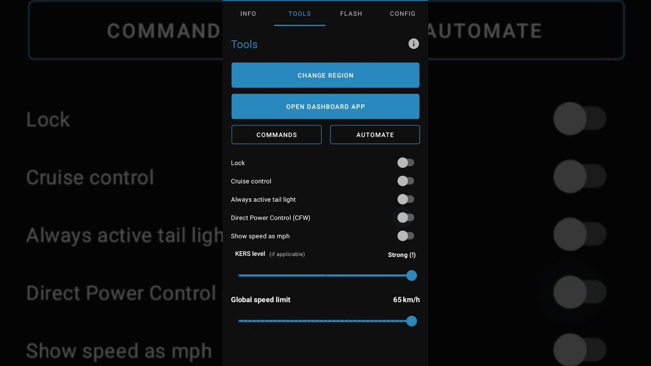 E-Scooter Tuning via Software Update