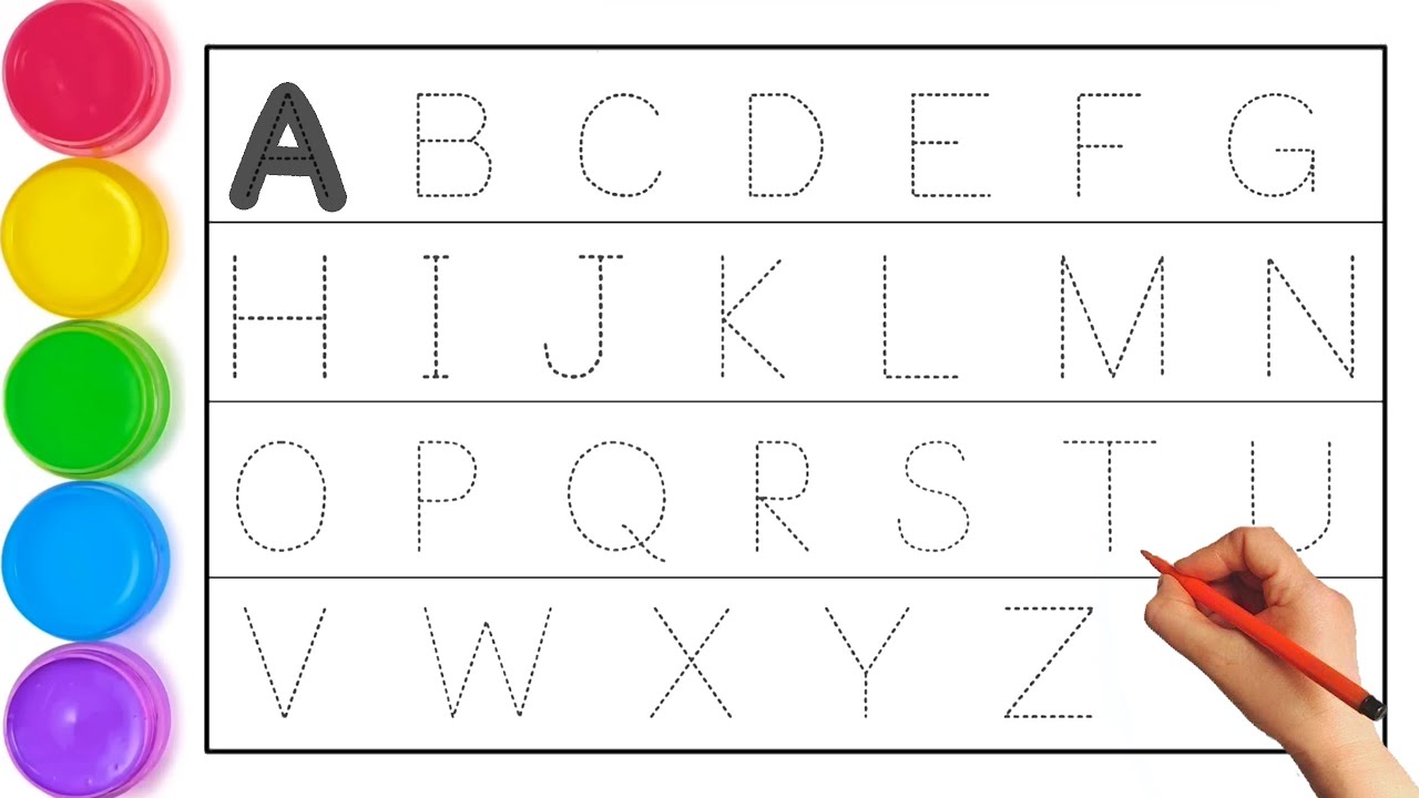 Colorful ABC World 🌈 | Alphabet Painting Activity