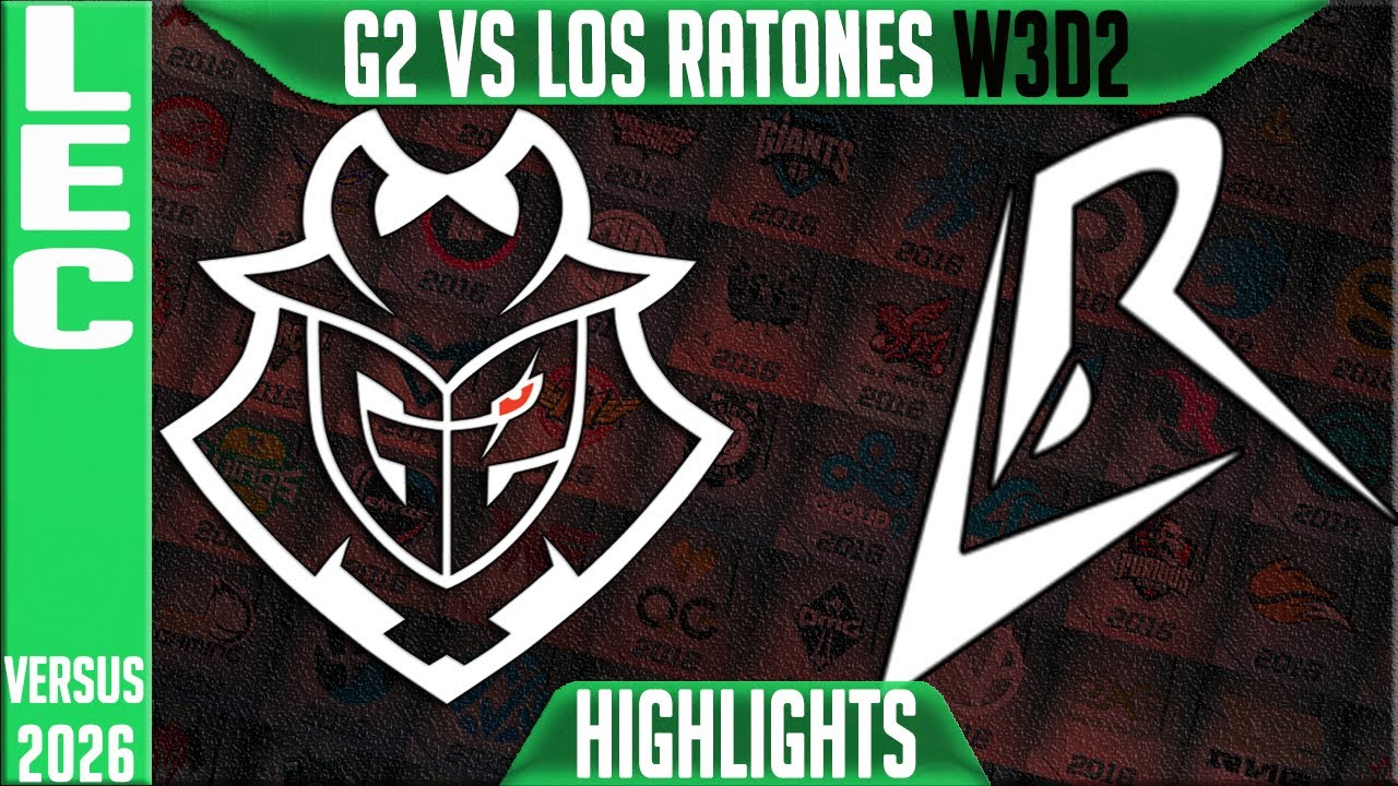 G2 vs LR Highlights | LEC W3D2 2026 Versus | G2 Esports vs Los Ratones