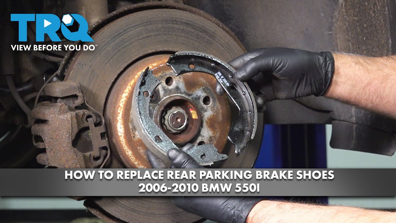 How to Replace Rear Parking Brake Shoes 2006-2010 BMW 550i