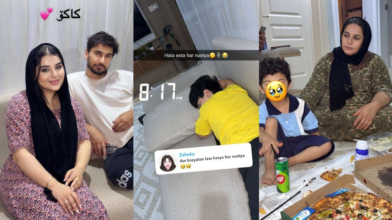 بەزمی نوێ تایبەت لە مالی مام عەلی‌😂خەندە و نورە😂