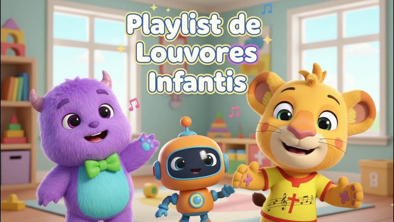 Louvores Infantis Animados – Cante e Dance com Músicas Cristãs | Pequenos Louvadores