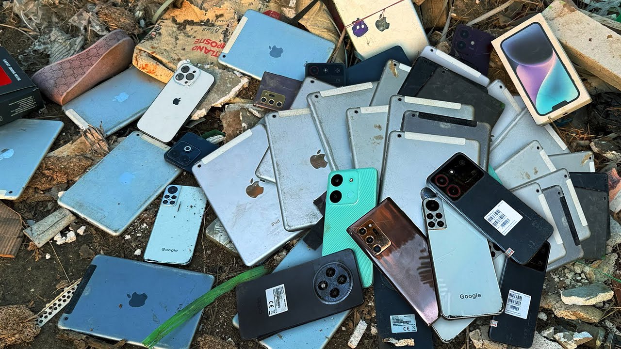 🤔😍Yes!! i Found Many iPad Mini - iPhone 13/14 Pro Max - ZTE Phone & More at the Garbage Dump