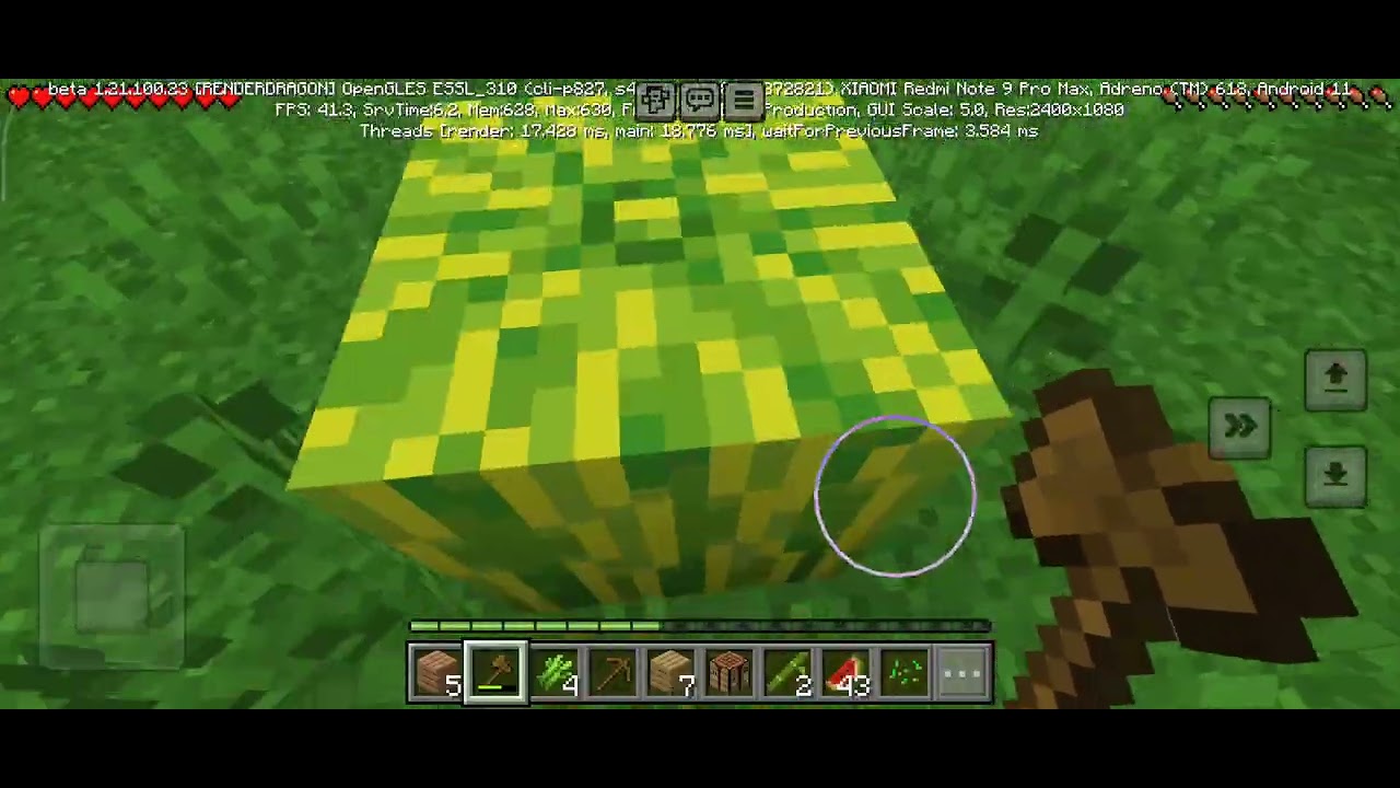 First day in Minecraft bedrock edition