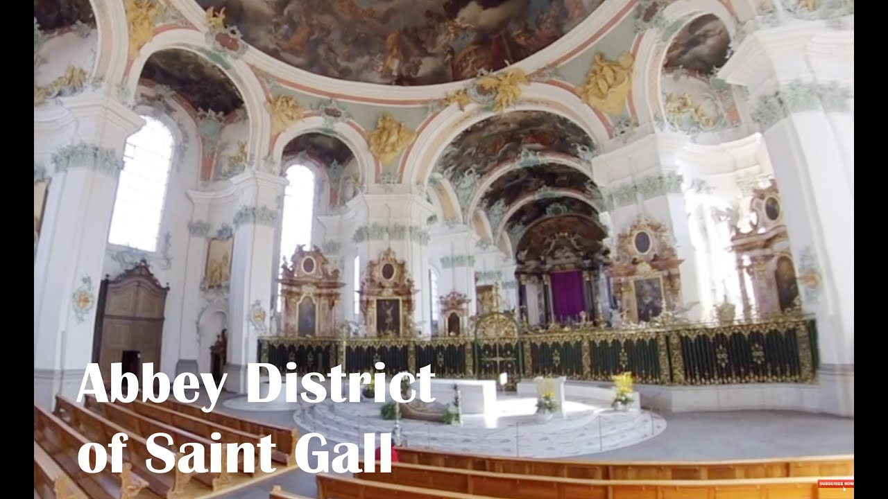 Wonderful Cathedral and the City of St. Gallen - Stiftsbezirk, F&uuml;rstabtei, Stiftskirche - UNESCO