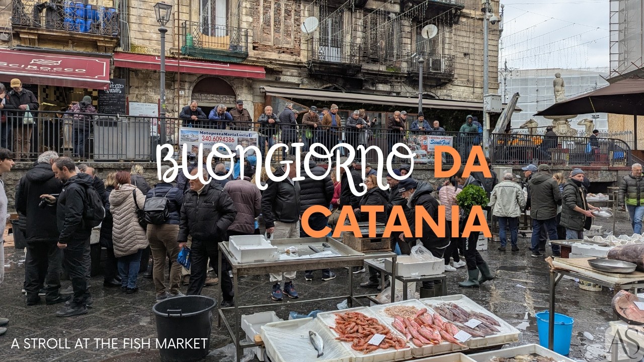 Buongiorno da Catania- a stroll at the fish market