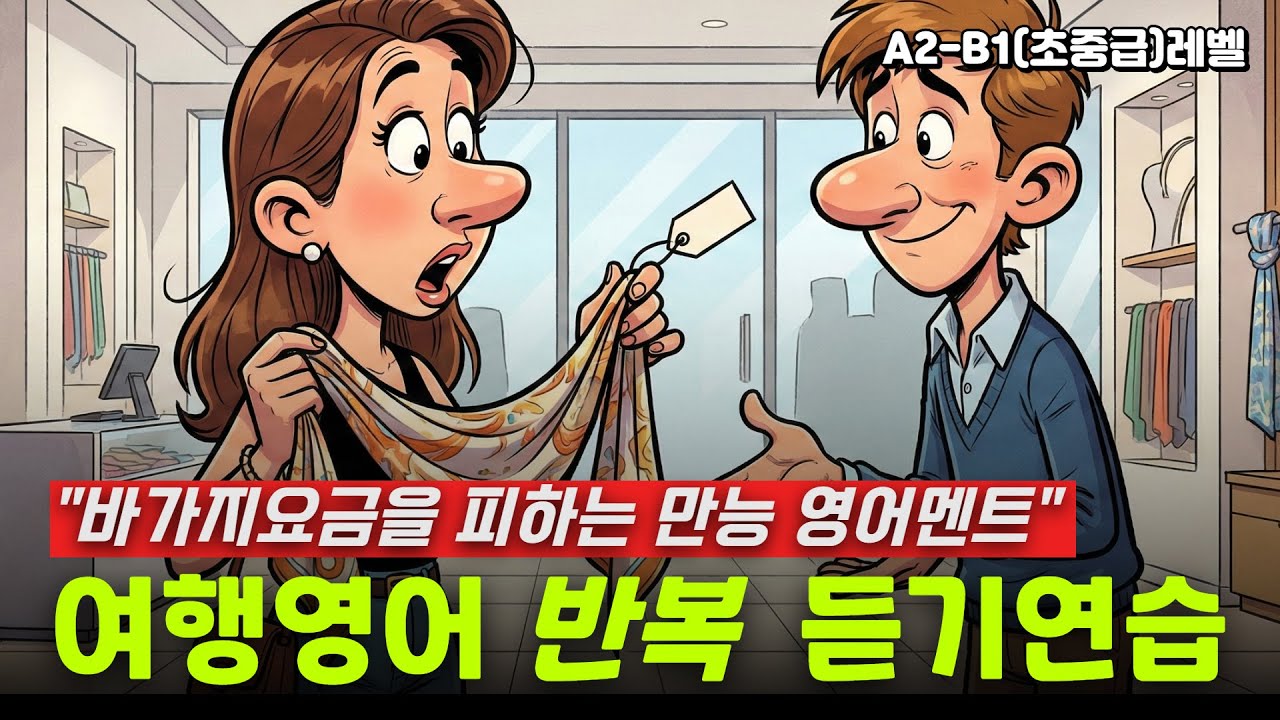 여행영어듣기-바가지요금을 피하는 만능 영어멘트(A2-B1초중급레벨)