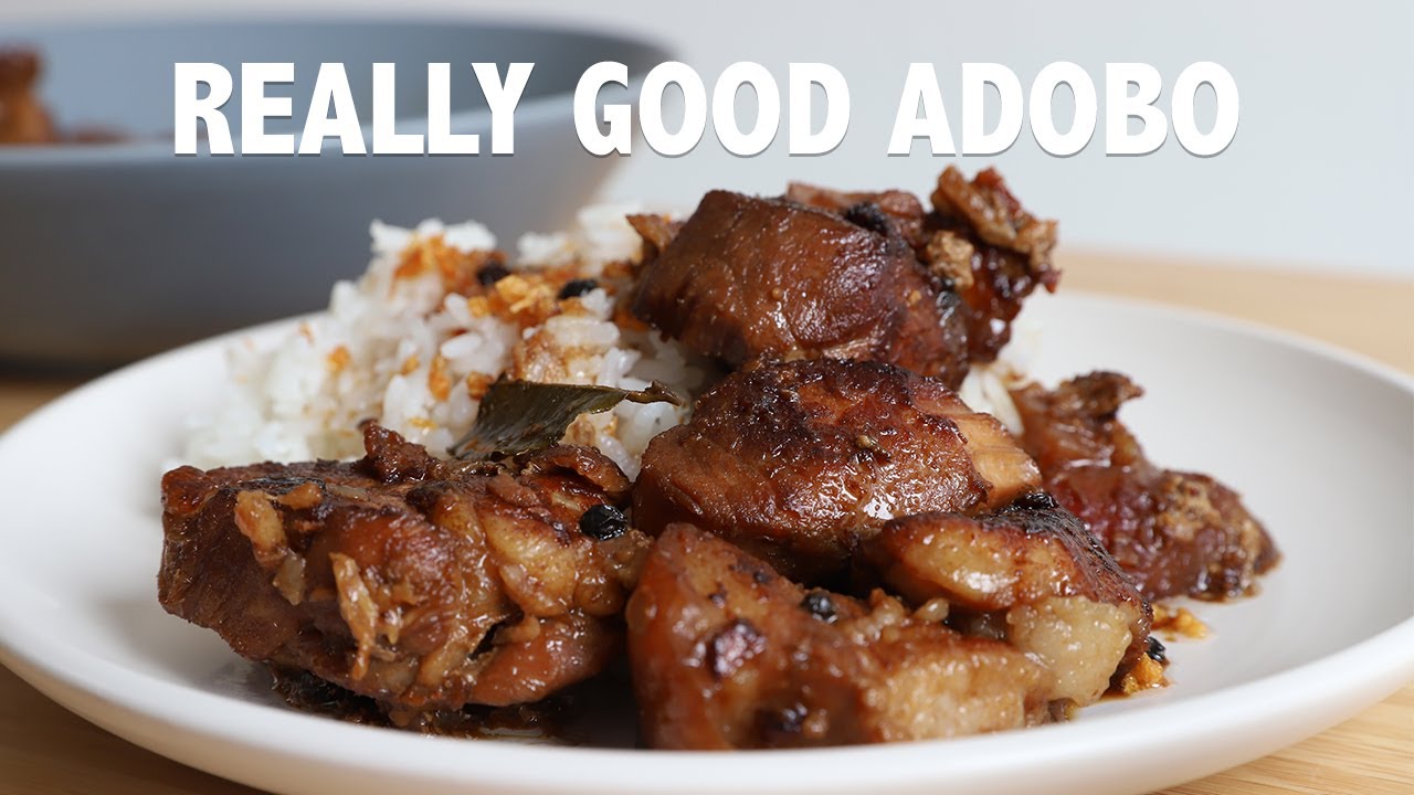 Pork Belly Adobo Recipe | How to Cook Easy Filipino Adobong Baboy na Tuyo (ASMR)