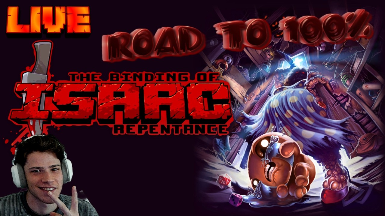 Road to 100% The Binding of Isaac Stream #2