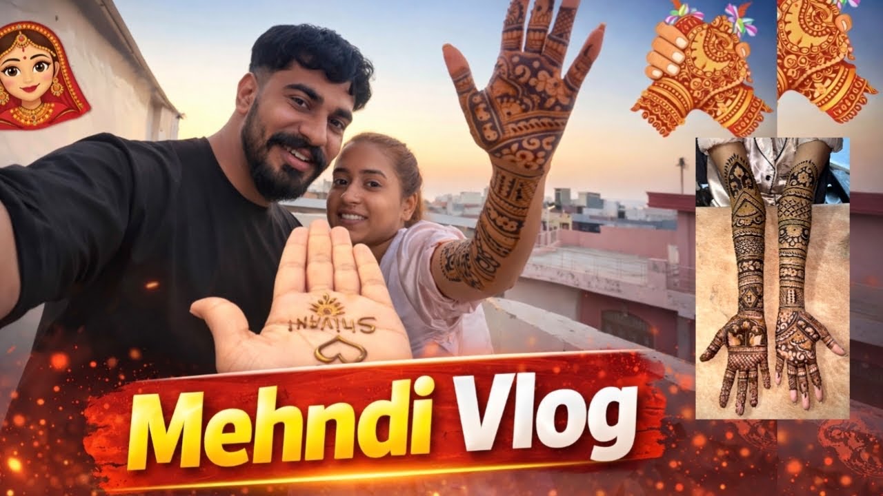 Shivani Ke Ghar Hui Mehndi Ceremony 😍 | Full Mehndi Vlog 💛 #ShiGotHim #HimShivi #himanshusachdeva 