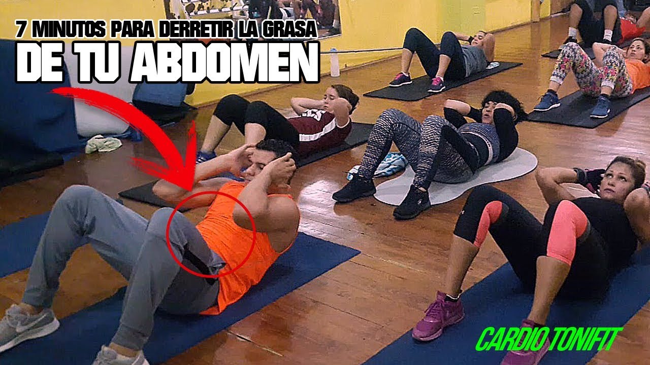 Derrite La Grasa De Tu Abdomen En 7 Minutos ( Cardio Tonifit #2 ) Abdomen # 1