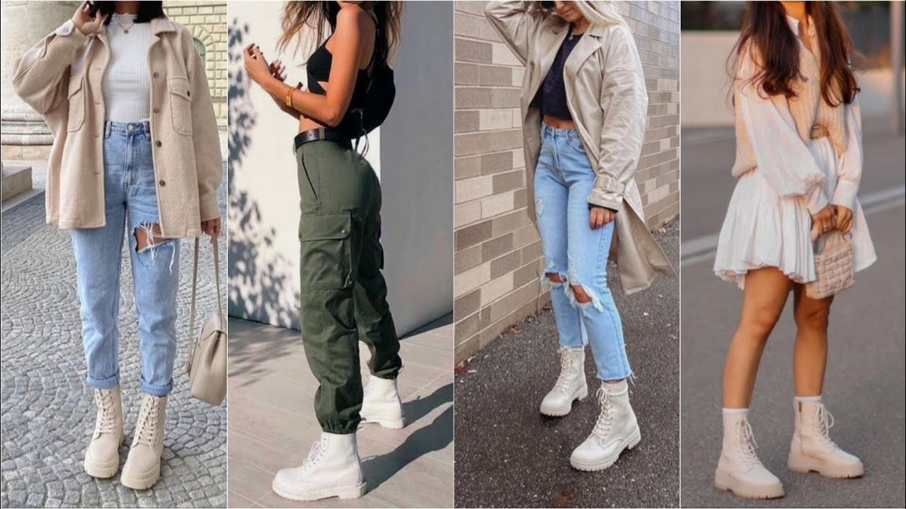 Bota Coturno mais de 50 looks com coturno branco para você se inspirar e arrasar.