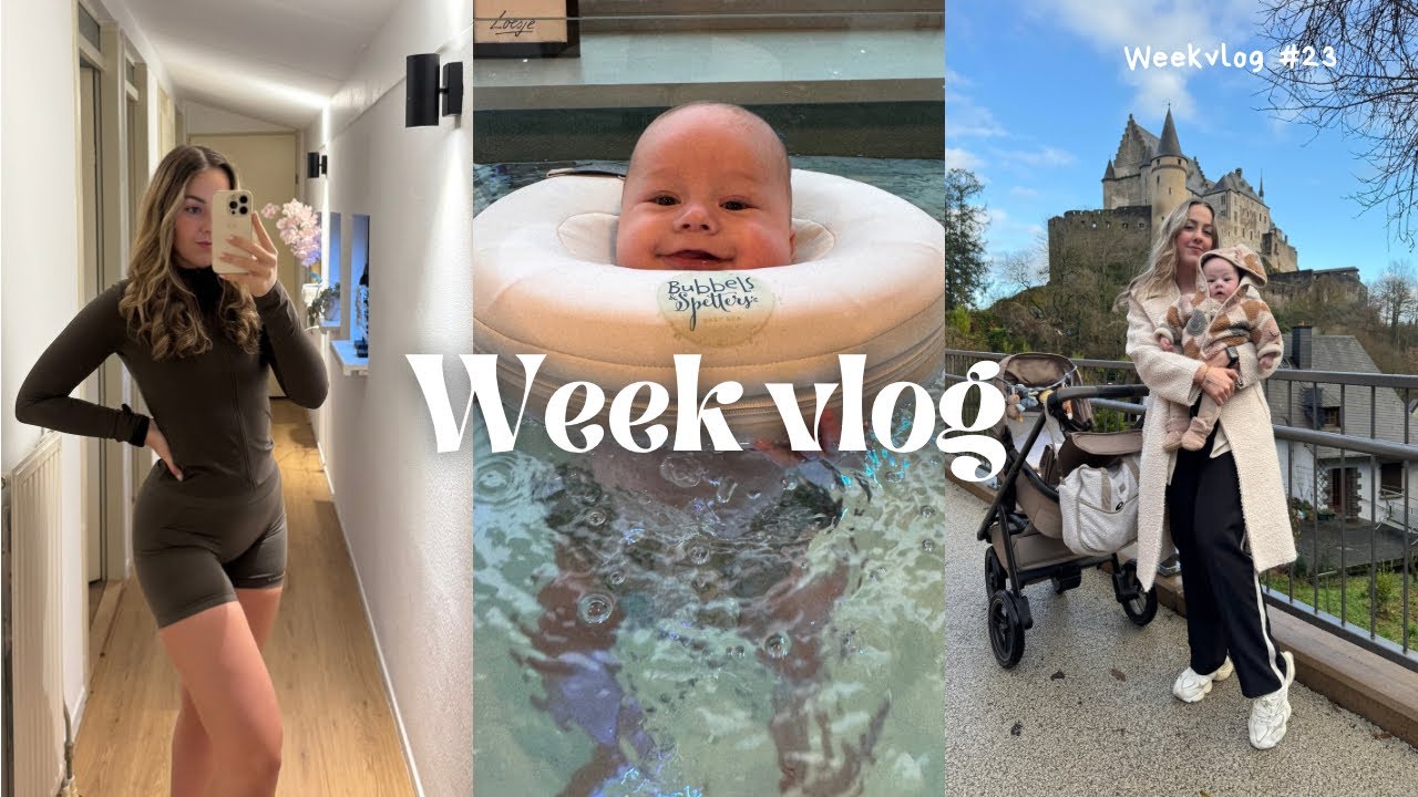 Sprong 4, weekendje Vianden en babyspa | WEEKVLOG #23