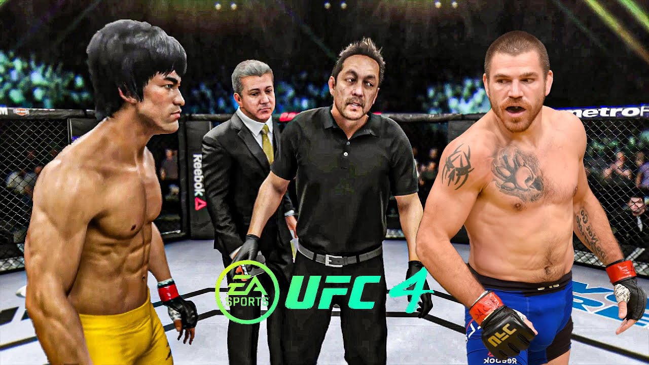 Брюс Ли против Джима Миллера EA Sports UFC 4 Бойцовский клуб Брюса Ли 🔥🐲