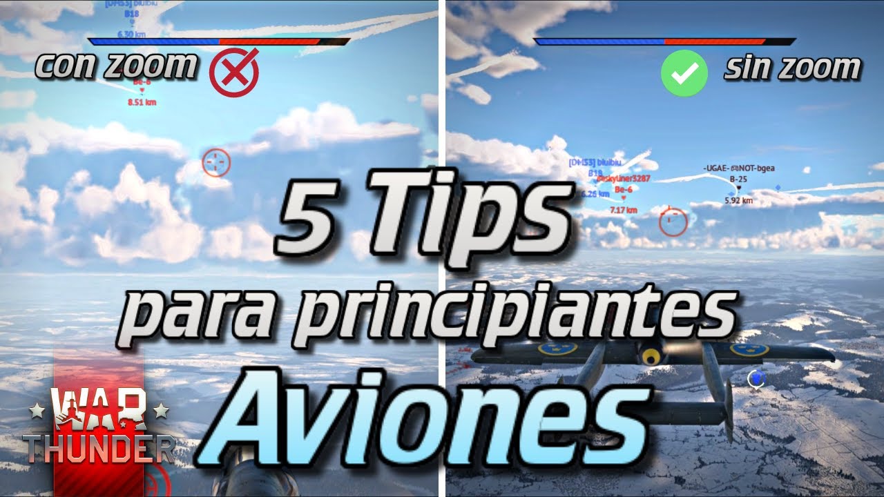 5 Tips para MEJORAR con AVIONES en War Thunder!